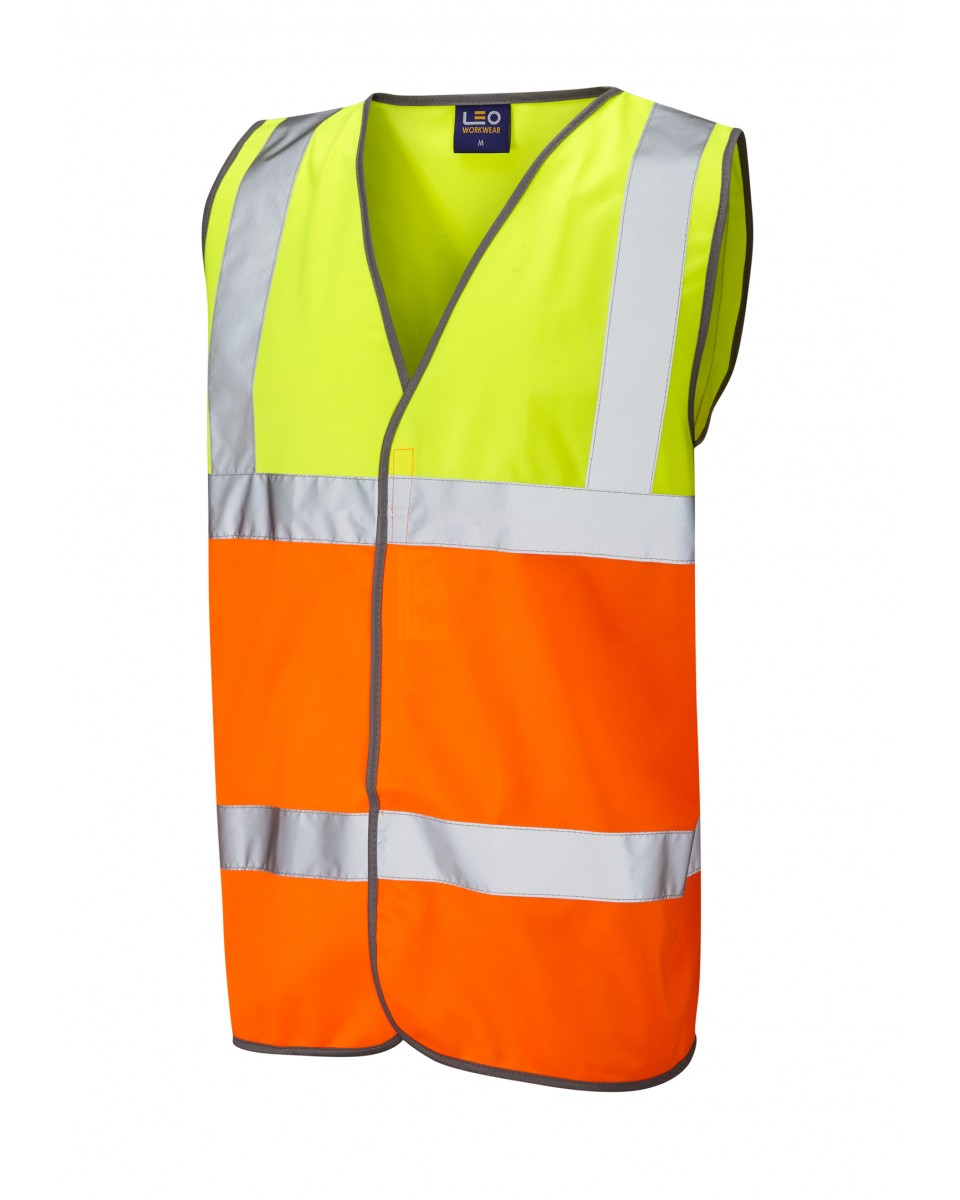 TARKA ISO 20471 Cl 2 Waistcoat HV YELLOW/HV ORANGE