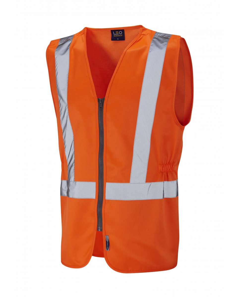COPPLESTONE ISO 20471 Cl 2 Railway plus Waistcoat HV ORANGE