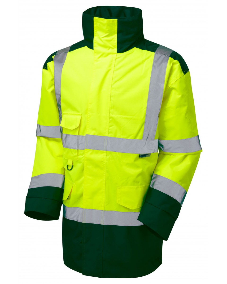 TAWSTOCK ISO 20471 Cl 3 Anorak HV YELLOW/BOTTLE
