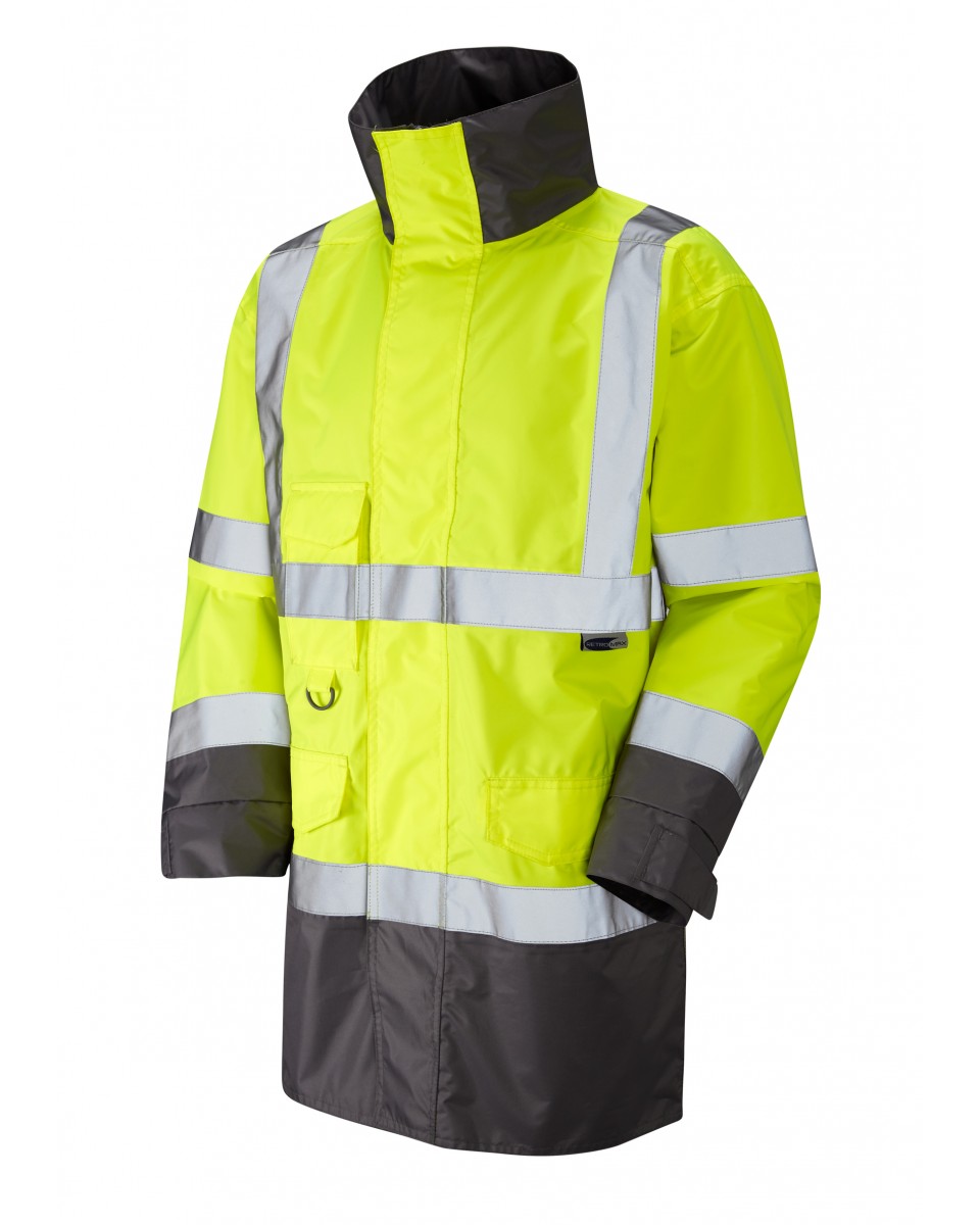 TORRIDGE ISO 20471 Cl 3 Breathable Lightweight Anorak HV YELLOW
