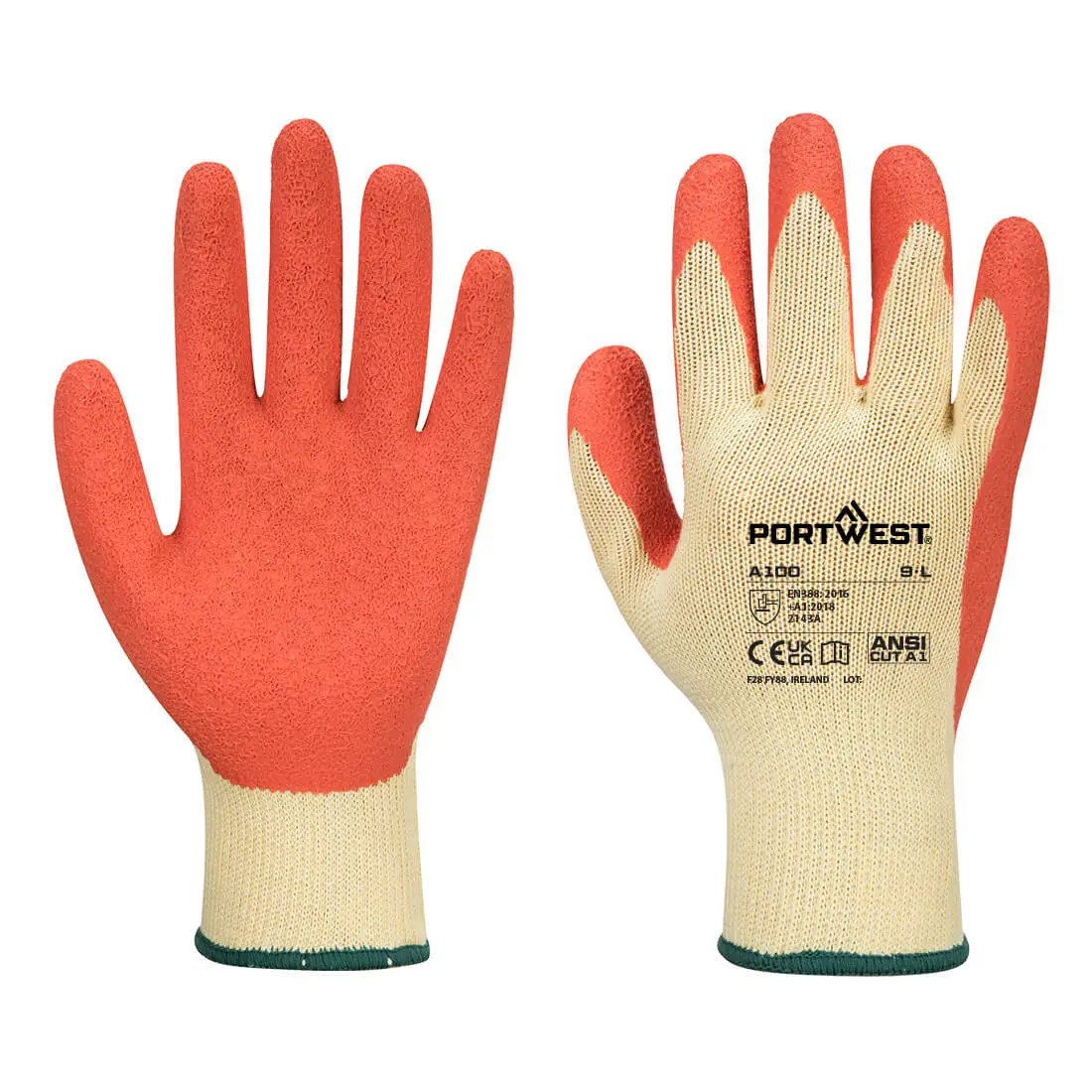 A100 Grip 10 Latex Glove Orange A100 Grip 10 Latex Glove Orange