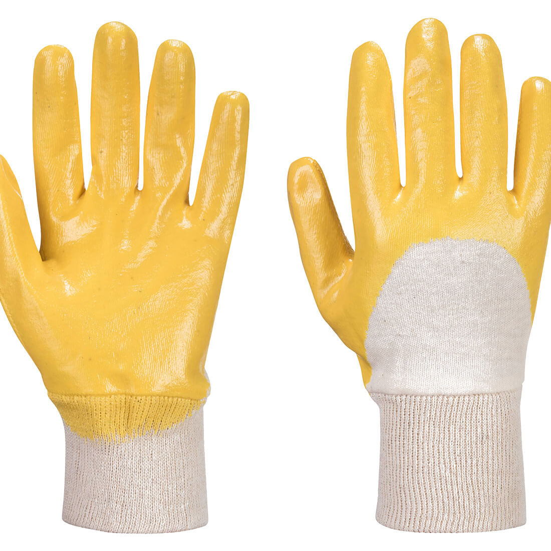 A330 Grip 12 Nitrile Light Knitwrist Glove Yellow