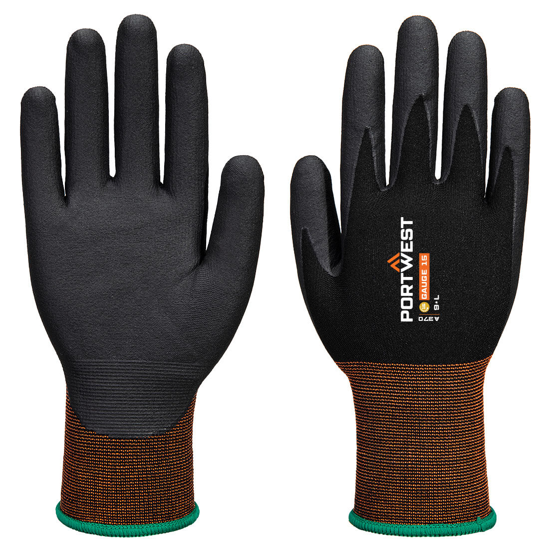 A370 GP Grip 15 Nitrile Micro Foam Glove Black A370 GP Grip 15 Nitrile Micro Foam Glove Black