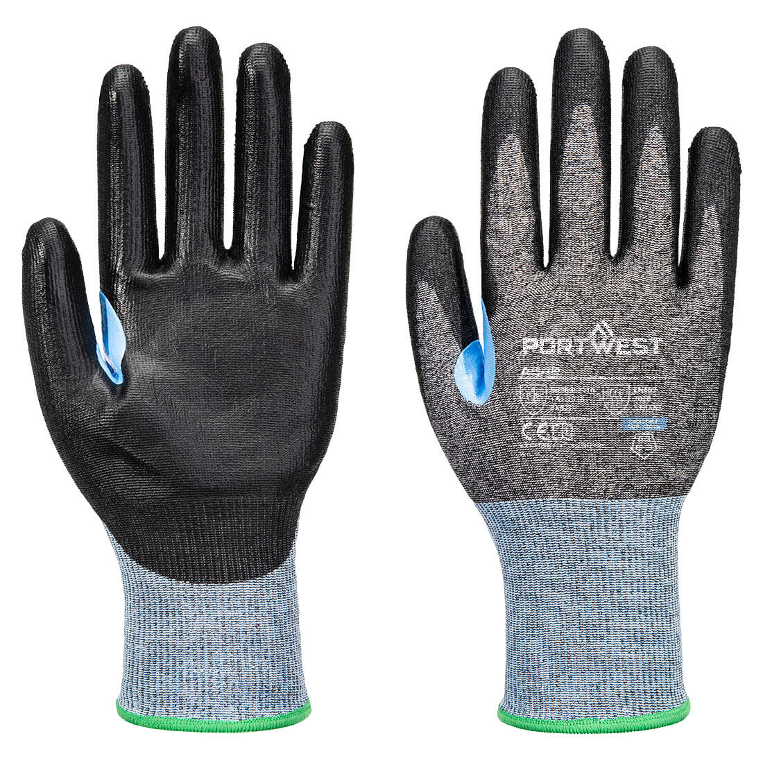 A642 CS Cut D18 PU Glove Grey/Black A642 CS Cut D18 PU Glove Grey/Black