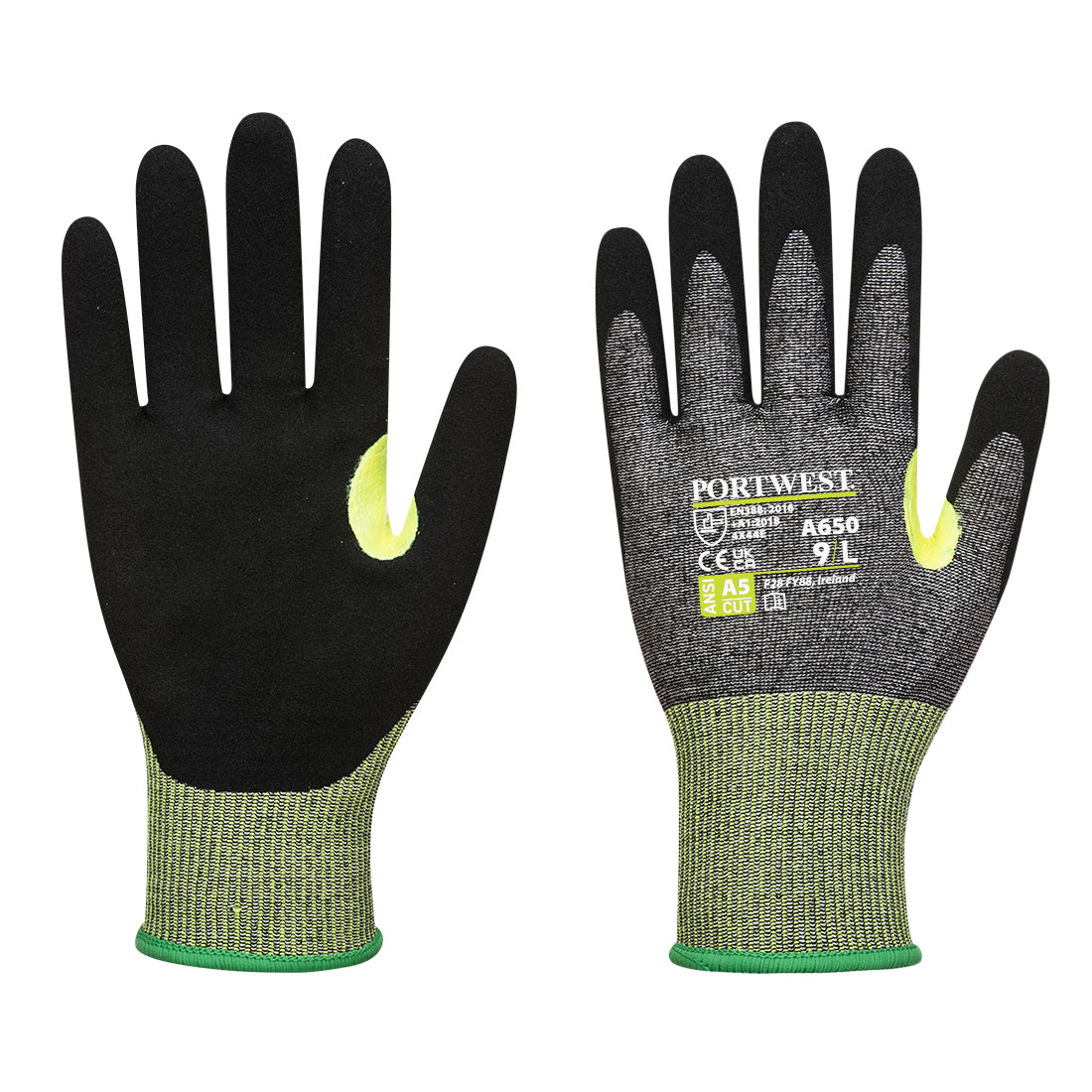 A650 CS Cut E15 Nitrile Glove Grey/Black