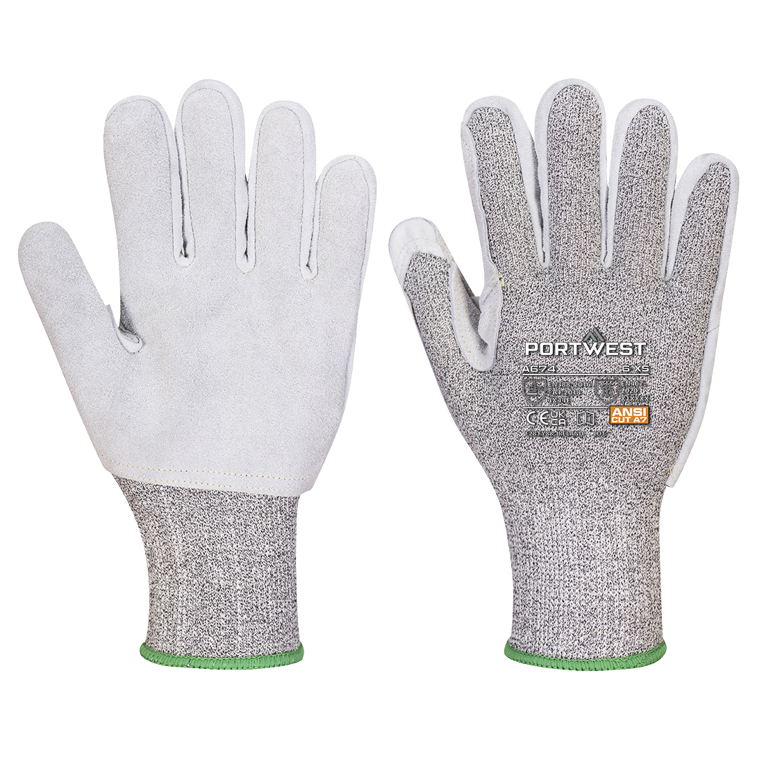 A674 CS Cut F13 Leather Glove Black A674 CS Cut F13 Leather Glove Black