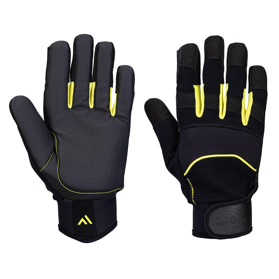 A791 Anti-Vibration B600 PU Mechanical Glove Black A791 Anti-Vibration B600 PU Mechanical Glove Black