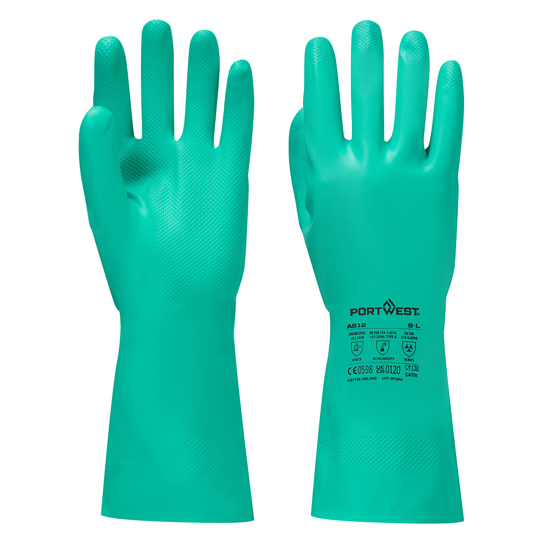 A812 Chem 330 Nitrile Plus Gauntlet Green A812 Chem 330 Nitrile Plus Gauntlet Green