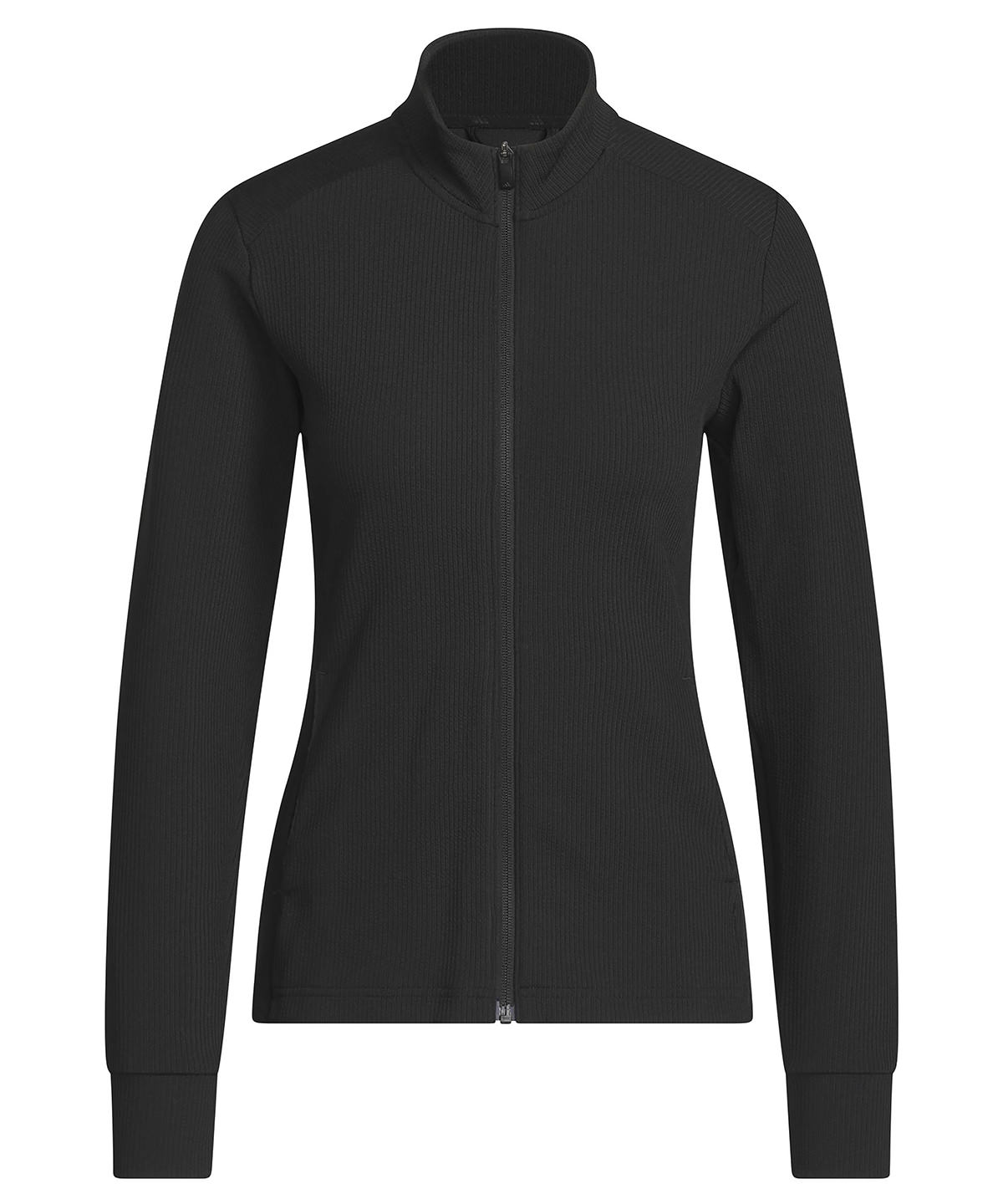 KC2077, KC2073 Women’s performance texture full-zip jacket Black