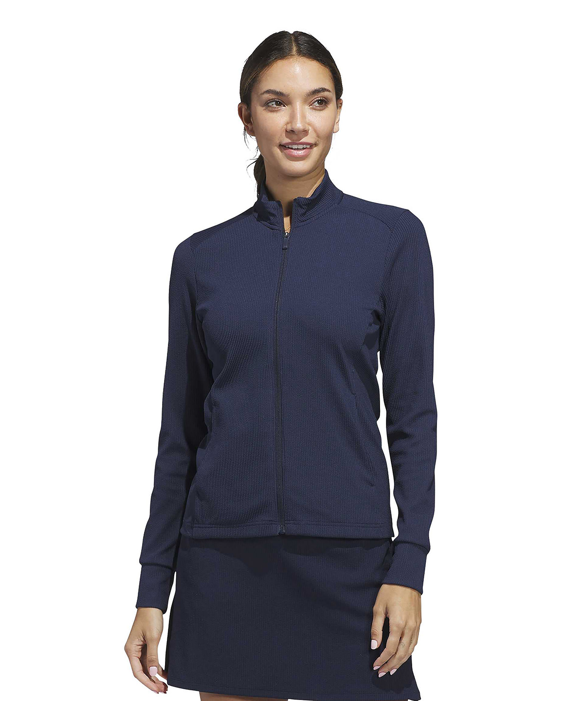 KC2077, KC2073 Women’s performance texture full-zip jacket Blue