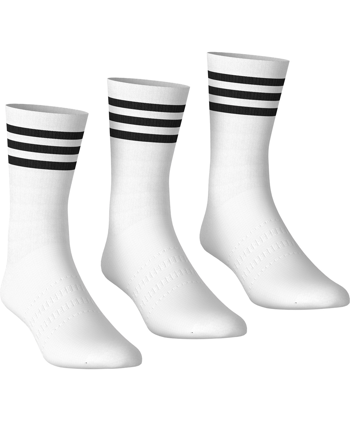 KS2135 3-pack crew socks White