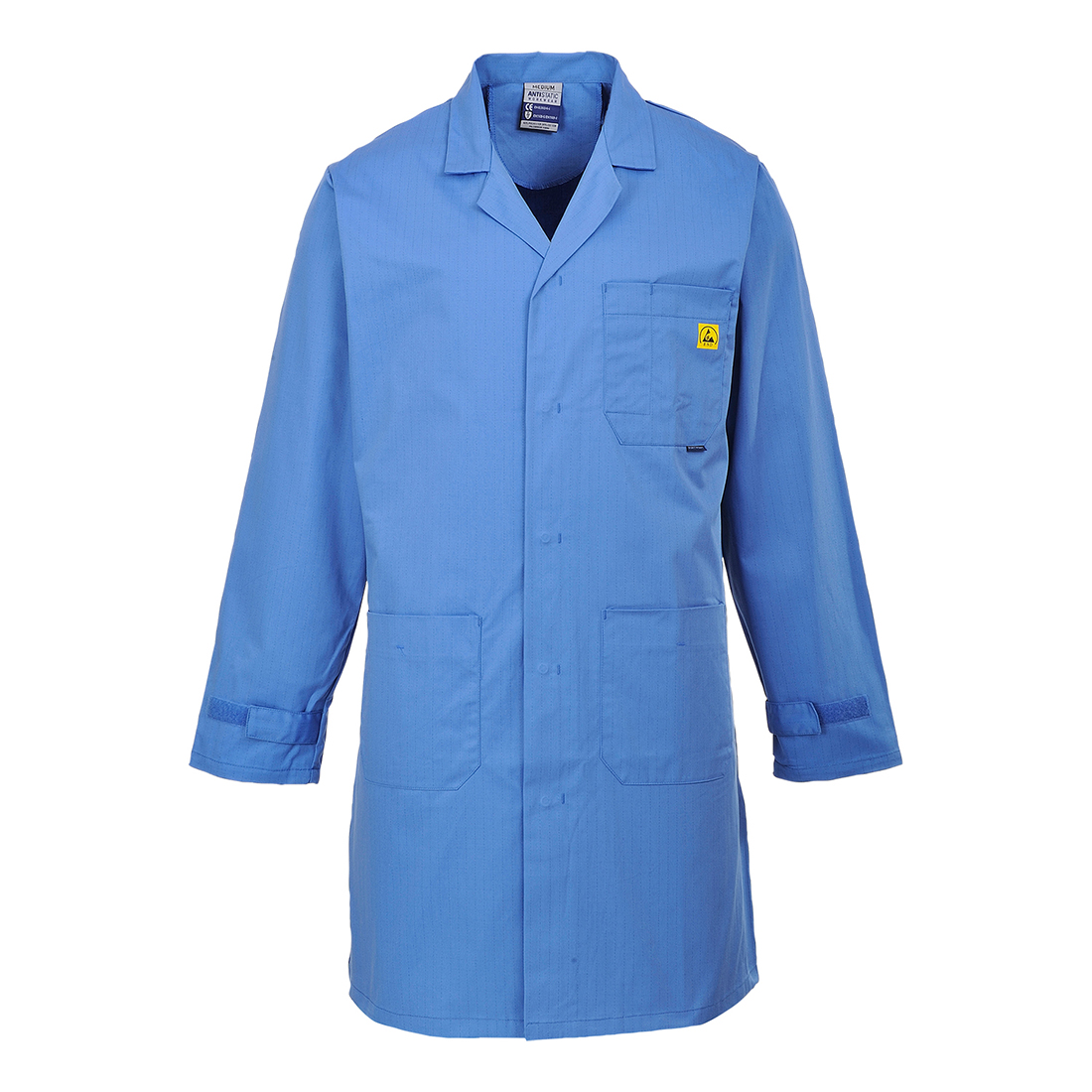 AS10 Anti-Static ESD Coat Hamilton Blue AS10 Anti-Static ESD Coat Hamilton Blue