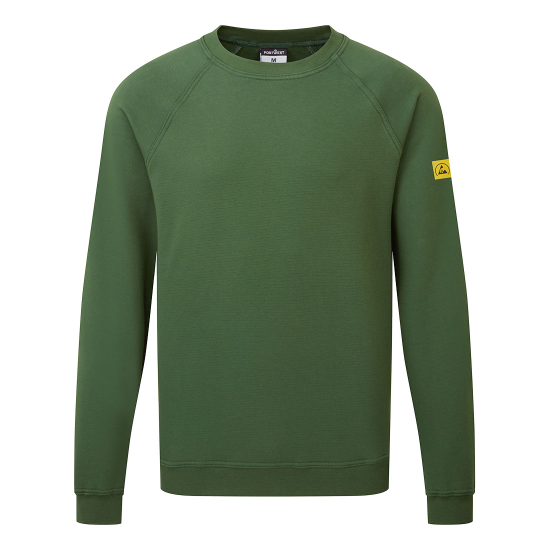 AS24 Anti-Static ESD Sweatshirt Forest Green