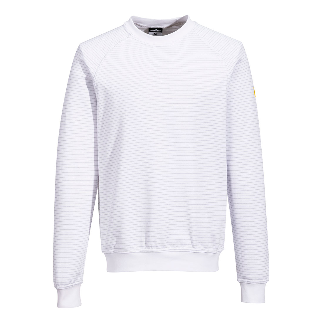 AS24 Anti-Static ESD Sweatshirt White AS24 Anti-Static ESD Sweatshirt White