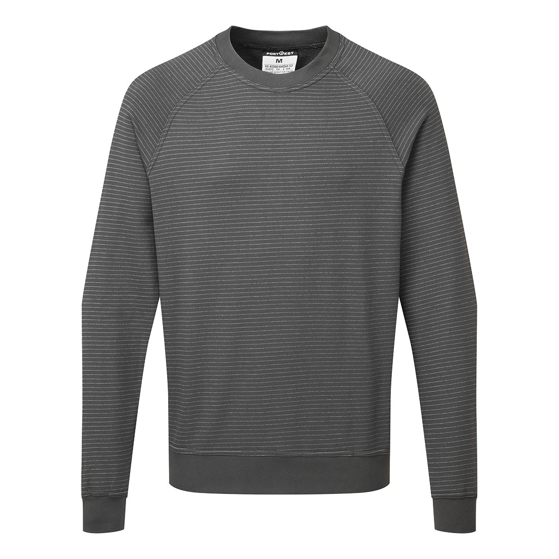 AS24 Anti-Static ESD Sweatshirt Zoom Grey