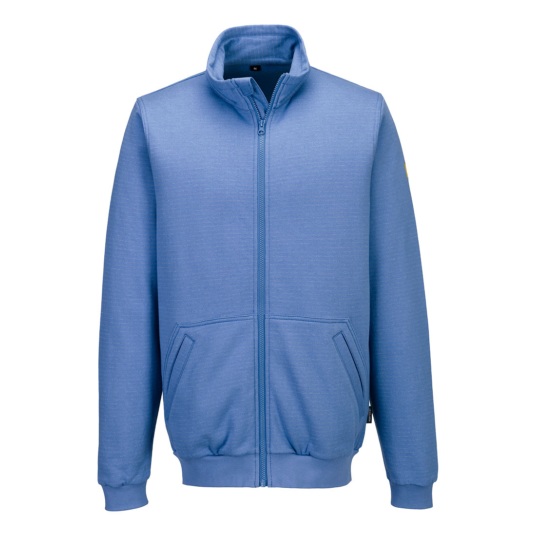 AS25 Anti-Static ESD Zip Sweatshirt Hamilton Blue AS25 Anti-Static ESD Zip Sweatshirt Hamilton Blue