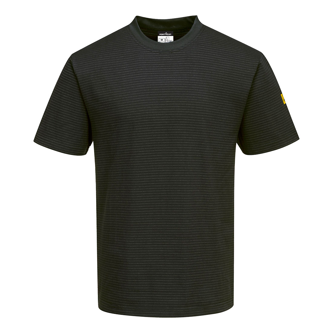 AS20 Anti-Static ESD T-Shirt S/S Black AS20 Anti-Static ESD T-Shirt S/S Black