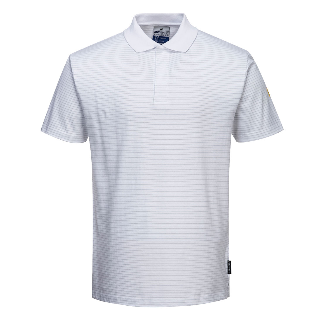 AS21 Anti-Static ESD Polo Shirt S/S White AS21 Anti-Static ESD Polo Shirt S/S White
