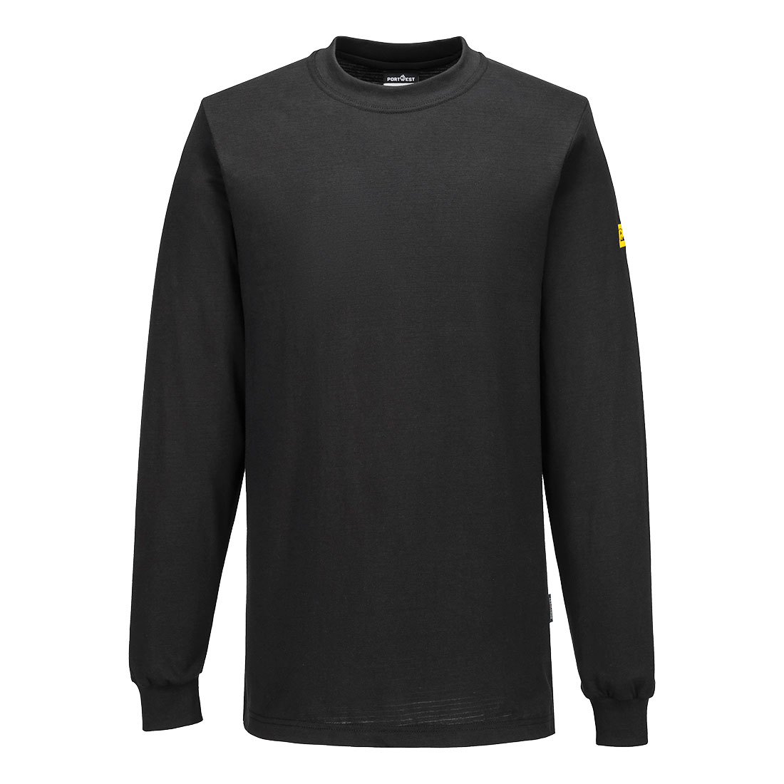 AS22 Anti-Static ESD T-Shirt L/S Black AS22 Anti-Static ESD T-Shirt L/S Black