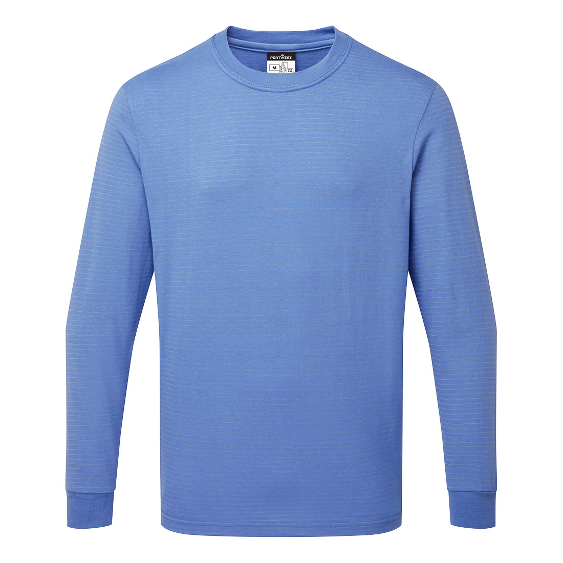 AS22 Anti-Static ESD T-Shirt L/S Hamilton Blue