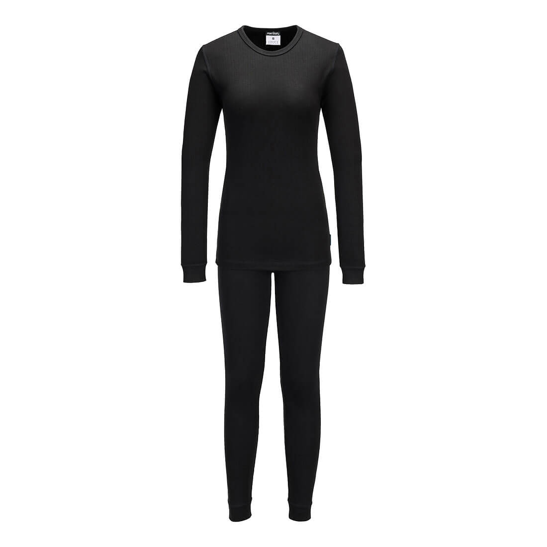 B128 Womens Thermal Base Layer Set Black B128 Womens Thermal Base Layer Set Black
