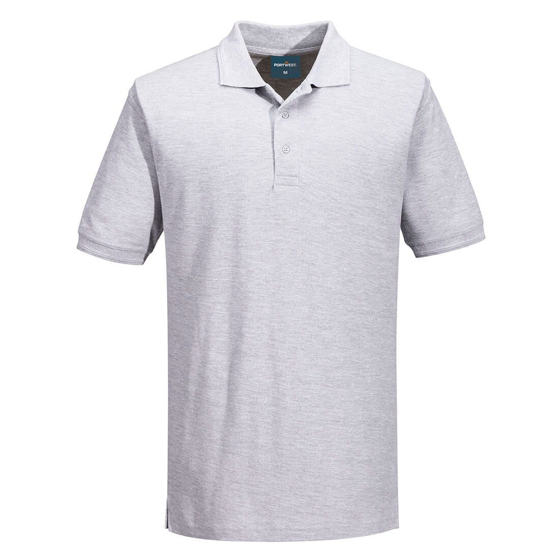 B210 Naples Polo Shirt S/S Heather Grey B210 Naples Polo Shirt S/S Heather Grey