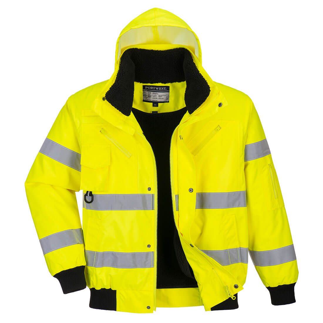 C467 Hi-Vis 3-in-1 Bomber Jacket Yellow