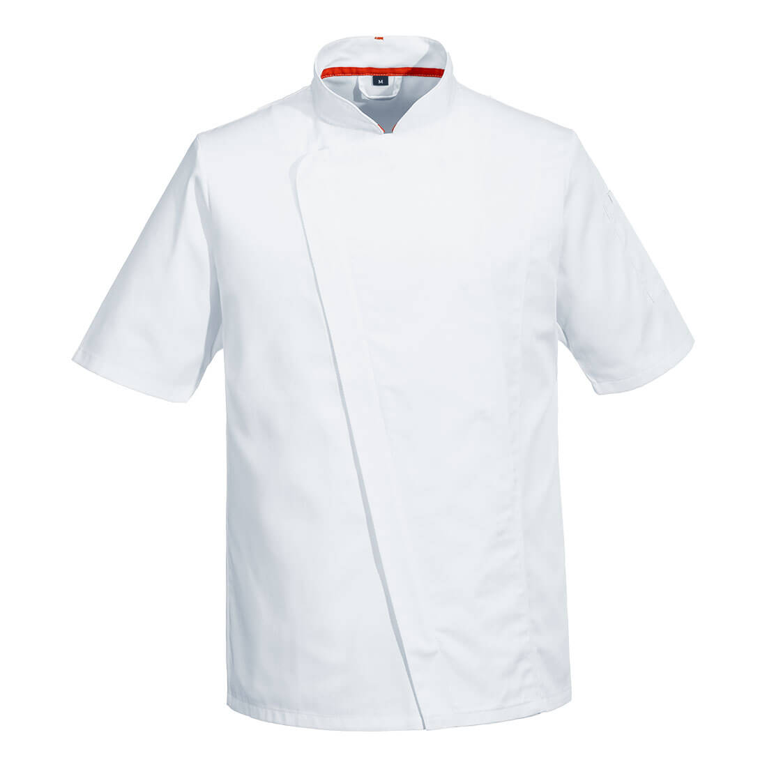 C739 Chef’s Mesh Air Pro Asymmetrical Jacket S/S White