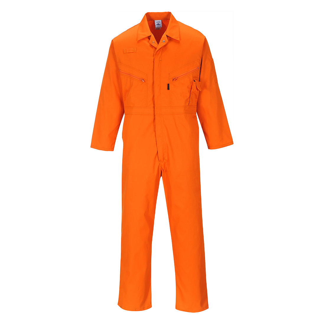 C813 Liverpool Zip Coverall Orange C813 Liverpool Zip Coverall Orange
