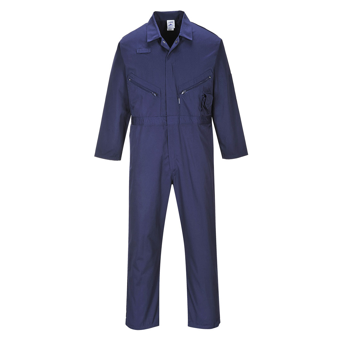 C813 Liverpool Zip Coverall Navy Tall