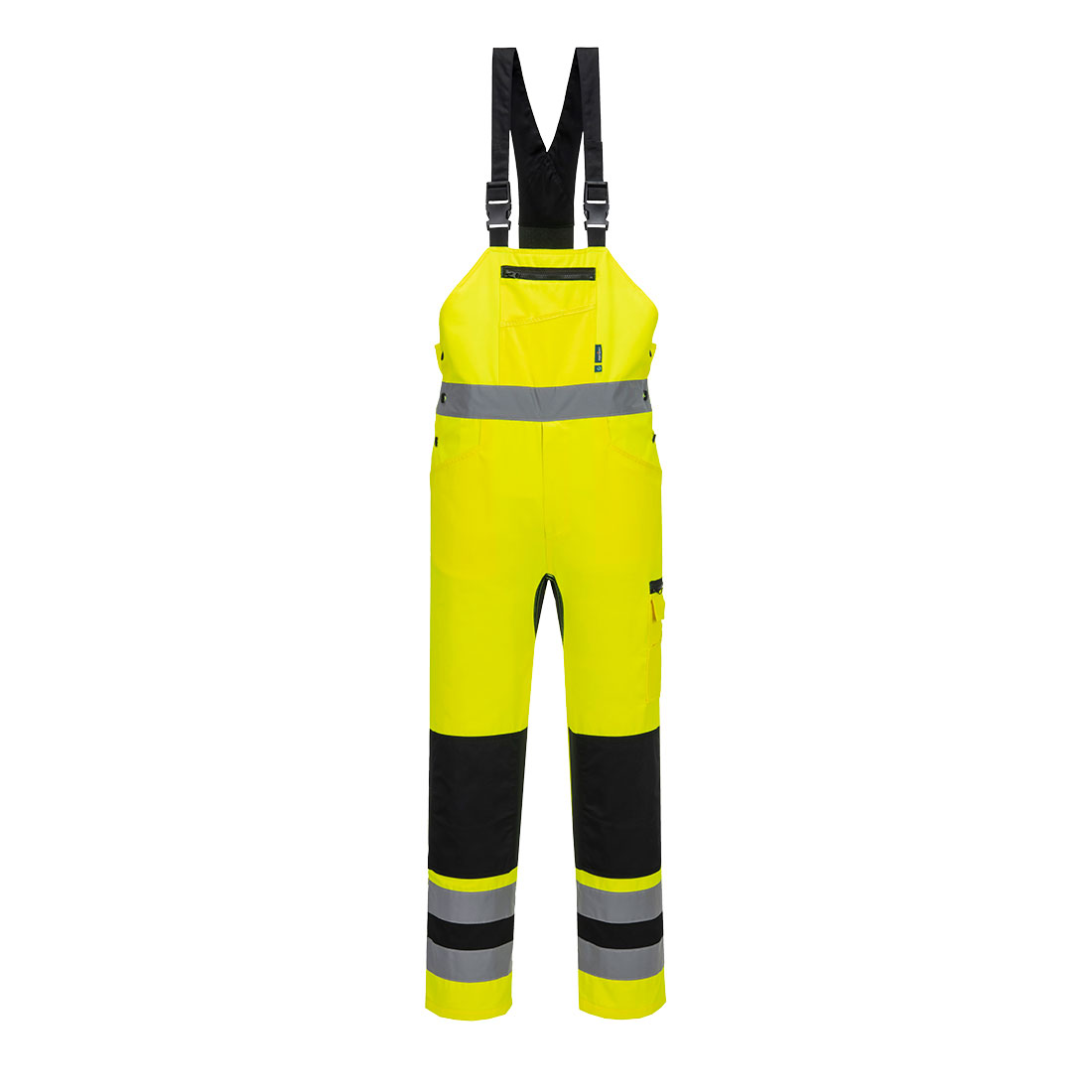 CD852 WX2 Eco Hi-Vis Bib & Brace Yellow/Black