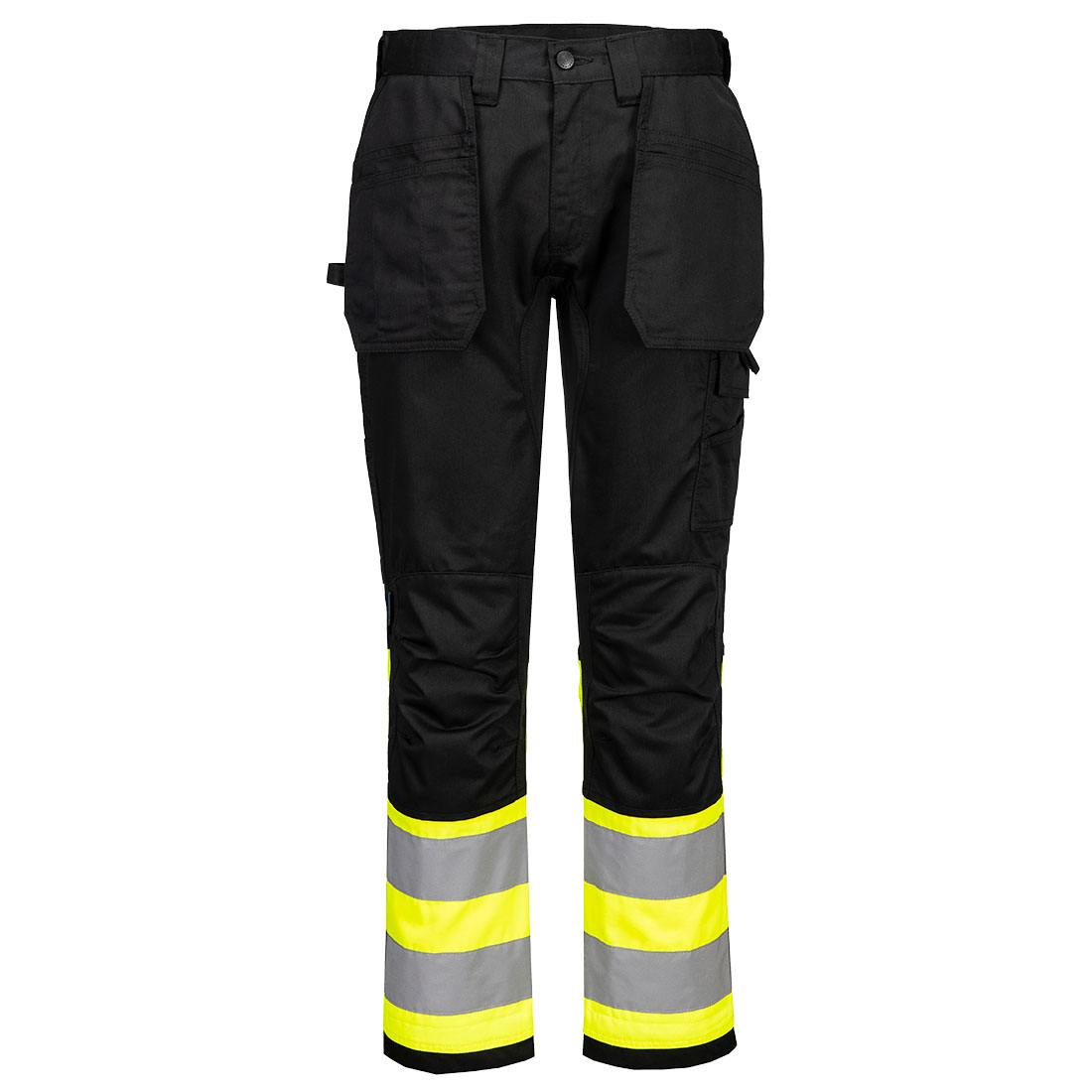 CD858 WX2 Eco Hi-Vis Holster Trouser Class 1 Yellow/Black