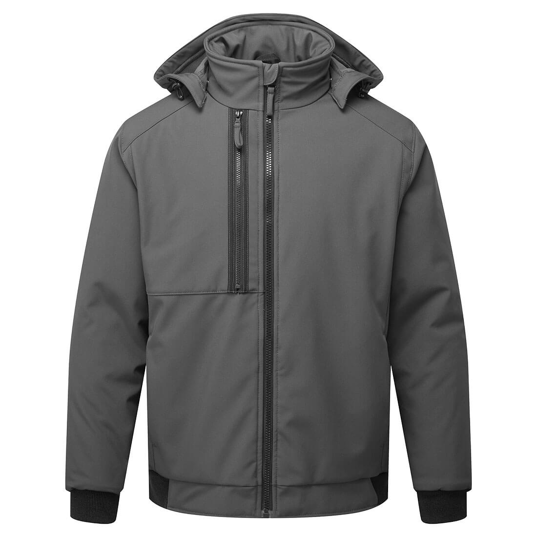 CD874 WX2 Eco Hooded Insulated Softshell (2L) Metal Grey CD874 WX2 Eco Hooded Insulated Softshell (2L) Metal Grey