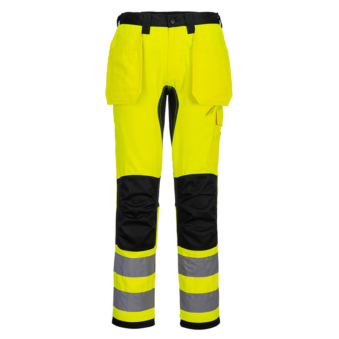 CD889 WX2 Eco Hi-Vis Holster Pocket Trousers Yellow/Black