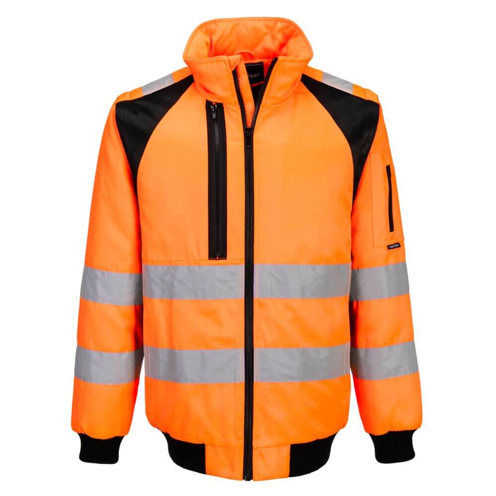 CD898 WX2 Hi-Vis 2-in-1 Pilot Jacket Orange/Black