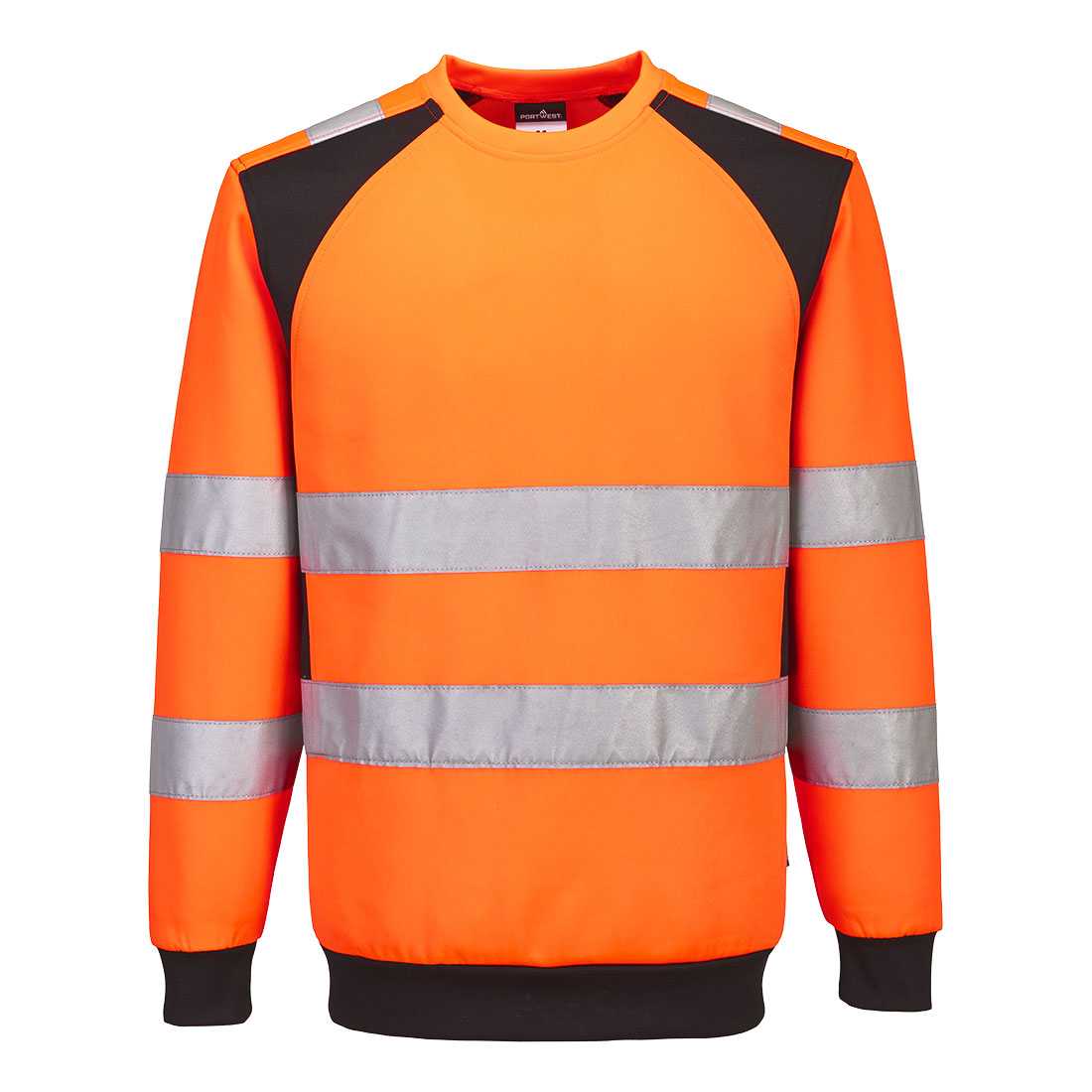 CD805 WX2 Eco Hi-Vis Sweatshirt Orange/Black