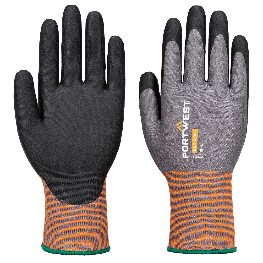 CT21 CT Cut C21 Nitrile Glove Grey/Black CT21 CT Cut C21 Nitrile Glove Grey/Black