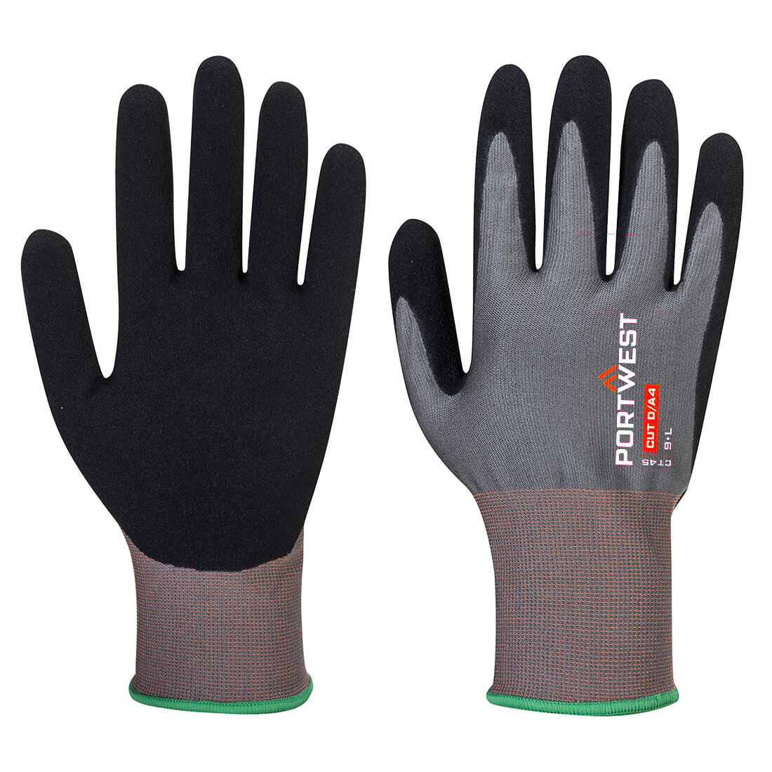 CT45 CT Cut D18 Nitrile Glove Grey/Black