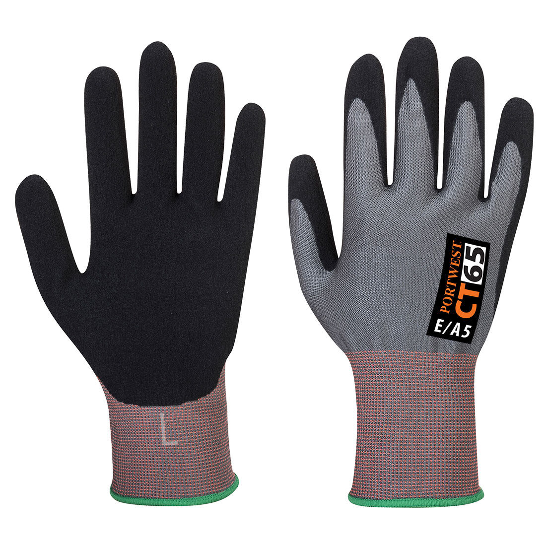 CT65 CT Cut E15 Nitrile Glove Grey/Black CT65 CT Cut E15 Nitrile Glove Grey/Black
