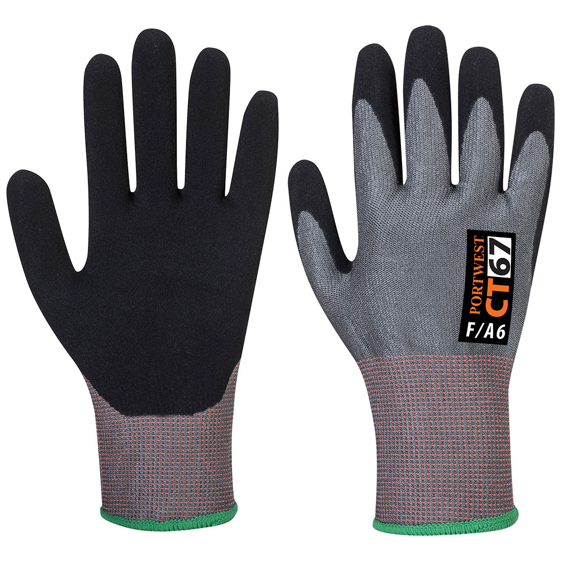 CT67 CT Cut F13 Nitrile Glove Grey/Black CT67 CT Cut F13 Nitrile Glove Grey/Black