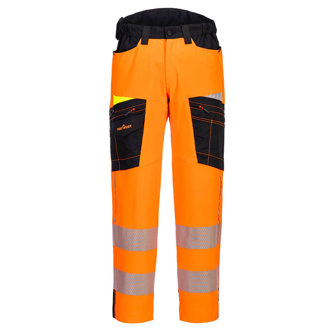DX453 DX4 Hi-Vis Service Trousers Orange/Black