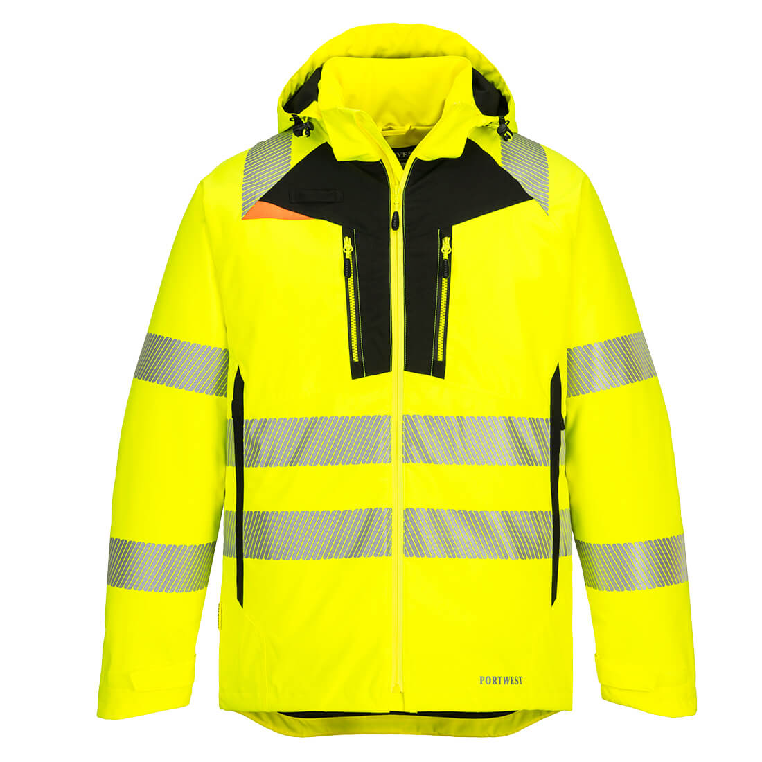 DX461 DX4 Hi-Vis Winter Jacket Yellow/Black DX461 DX4 Hi-Vis Winter Jacket Yellow/Black
