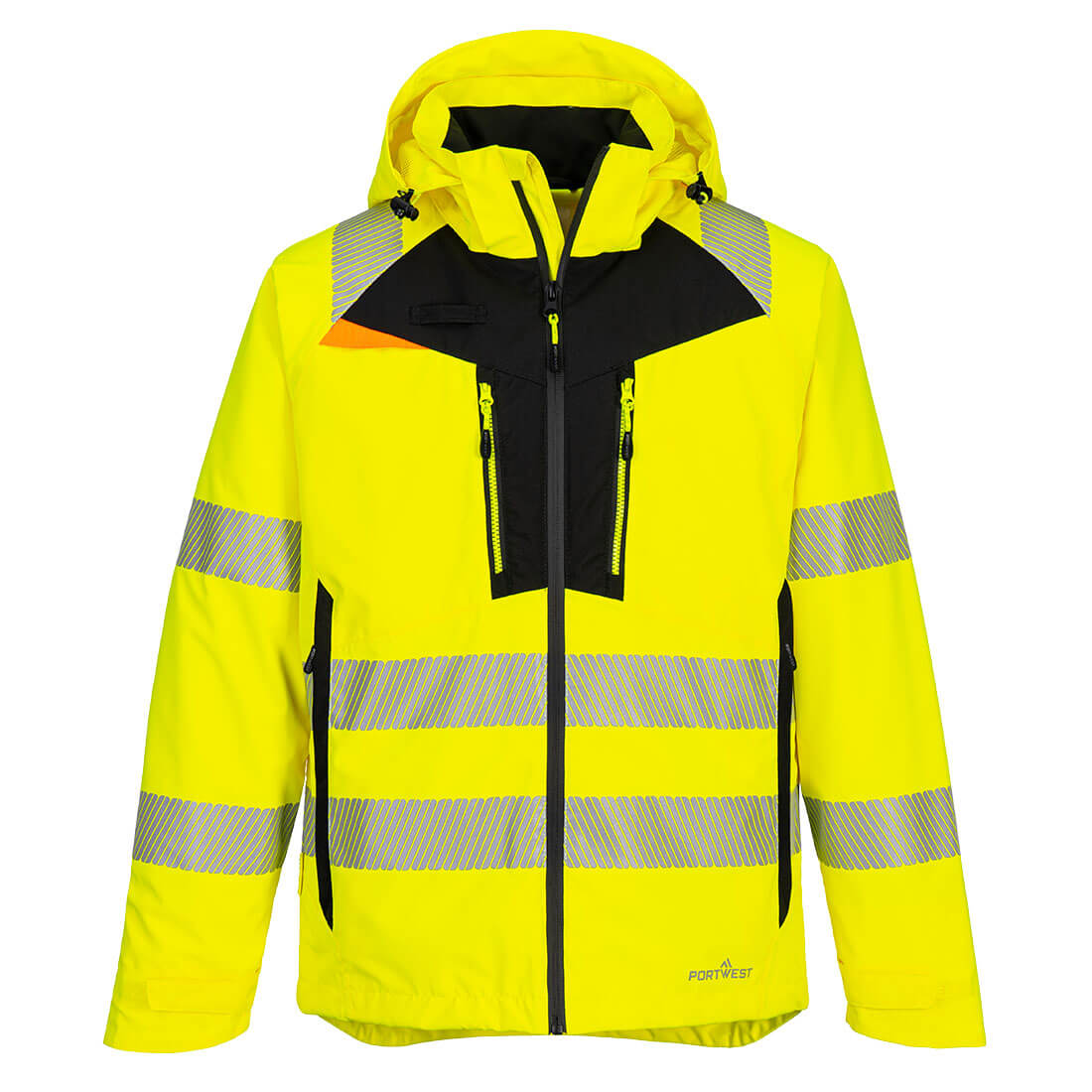 DX462 DX4 Hi-Vis Rain Jacket Yellow