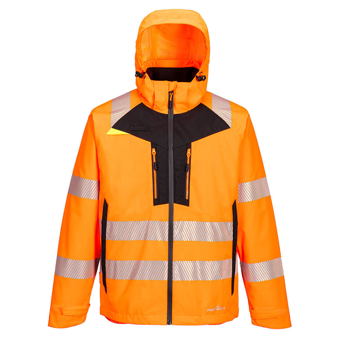 DX466 DX4 Hi-Vis 4-in-1 Jacket Orange/Black DX466 DX4 Hi-Vis 4-in-1 Jacket Orange/Black