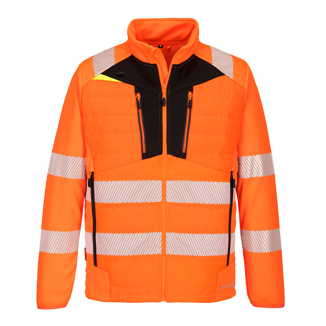 DX473 DX4 Hi-Vis Hybrid Baffle Jacket Orange/Black DX473 DX4 Hi-Vis Hybrid Baffle Jacket Orange/Black