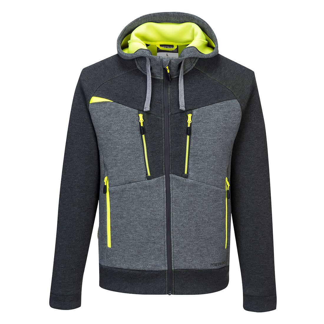 DX472 DX4 Zipped Hoodie Metal Grey