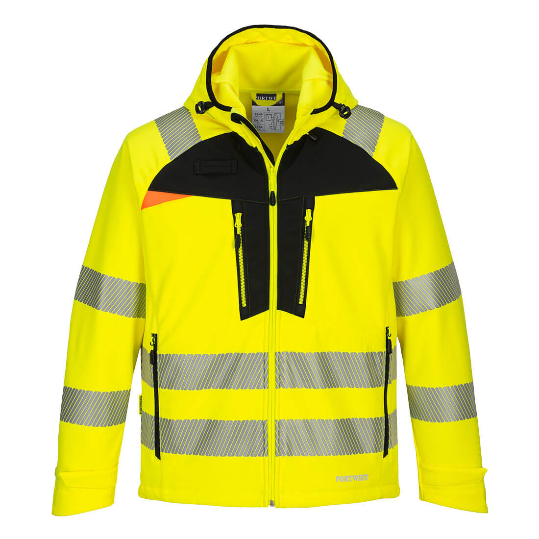 DX475 DX4 Hi-Vis Softshell (3L) Yellow/Black DX475 DX4 Hi-Vis Softshell (3L) Yellow/Black