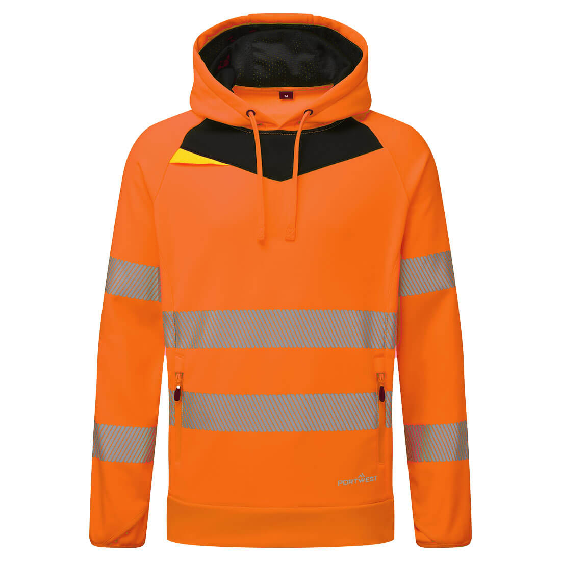 DX483 DX4 Hi-Vis Overhead Hoodie Orange/Black DX483 DX4 Hi-Vis Overhead Hoodie Orange/Black