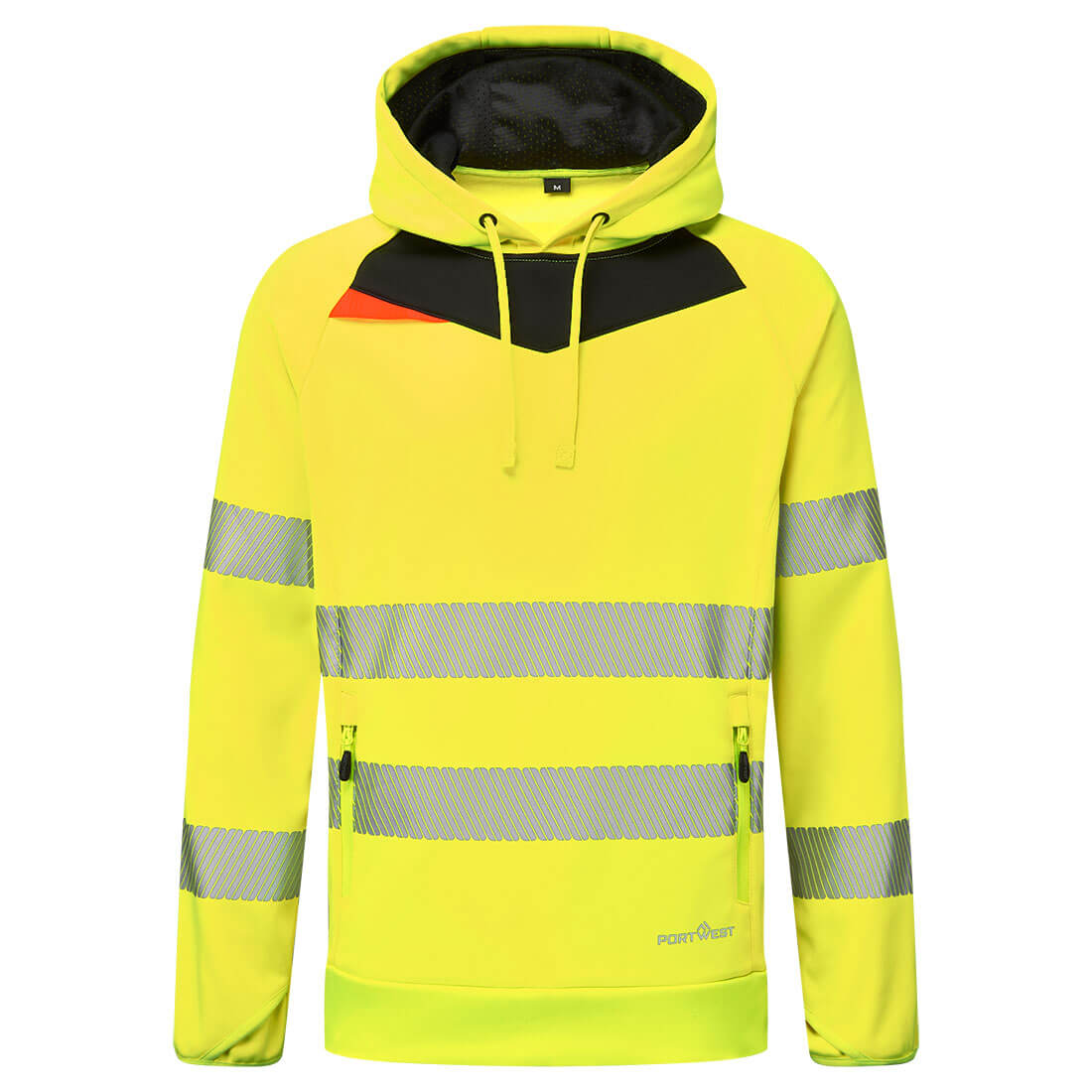 DX483 DX4 Hi-Vis Overhead Hoodie Yellow/Black DX483 DX4 Hi-Vis Overhead Hoodie Yellow/Black