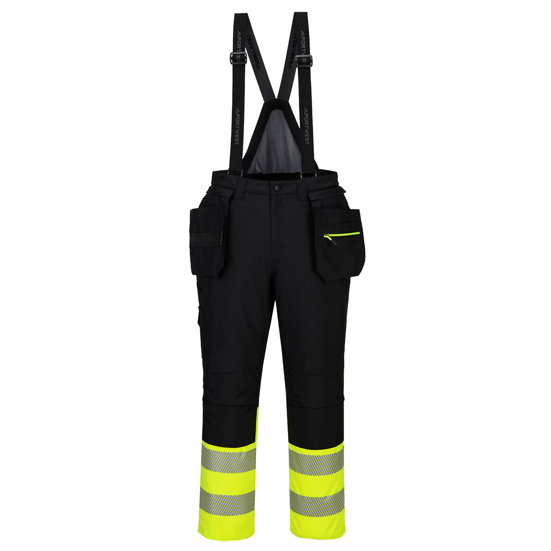 DX437 DX4 Hi-Vis Class 1 Winter Bib and Brace Yellow/Black DX437 DX4 Hi-Vis Class 1 Winter Bib and Brace Yellow/Black